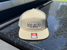 7 panel Dog Bites Save Lives Hat