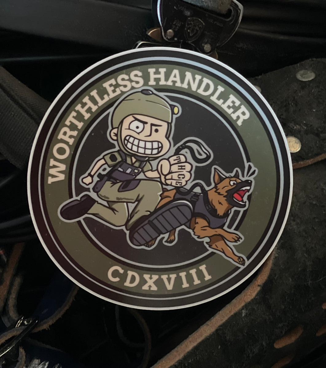 WxHx Sticker – Worthless Handler