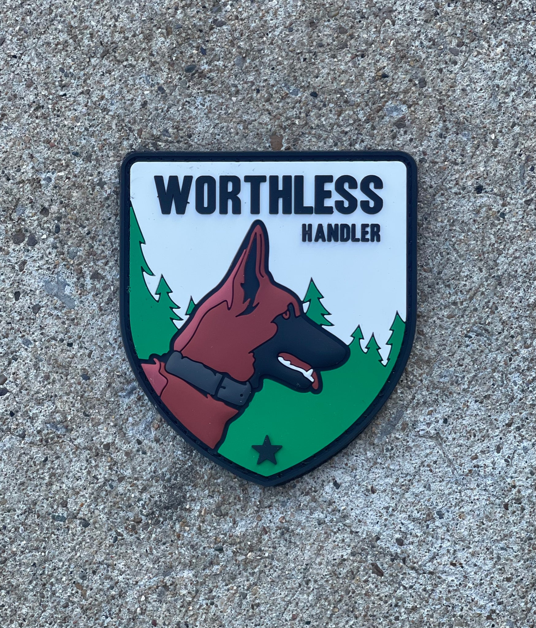Worth Less Handler Admin Tested Patch Badge Series – Worthless Handler
