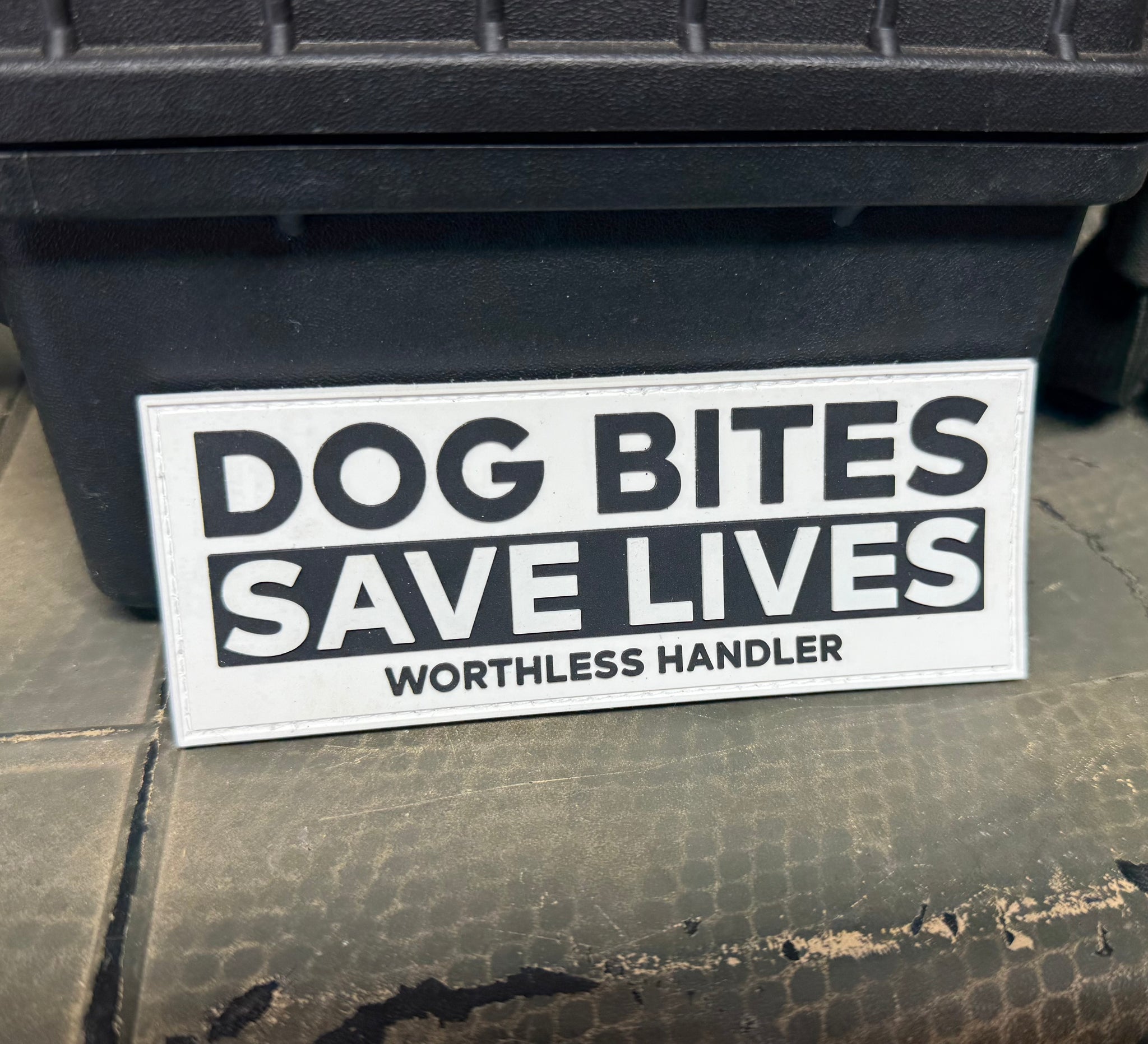 DOG BITES SAVE LIVES Patch – Worthless Handler
