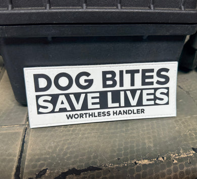 DOG BITES SAVE LIVES Patch