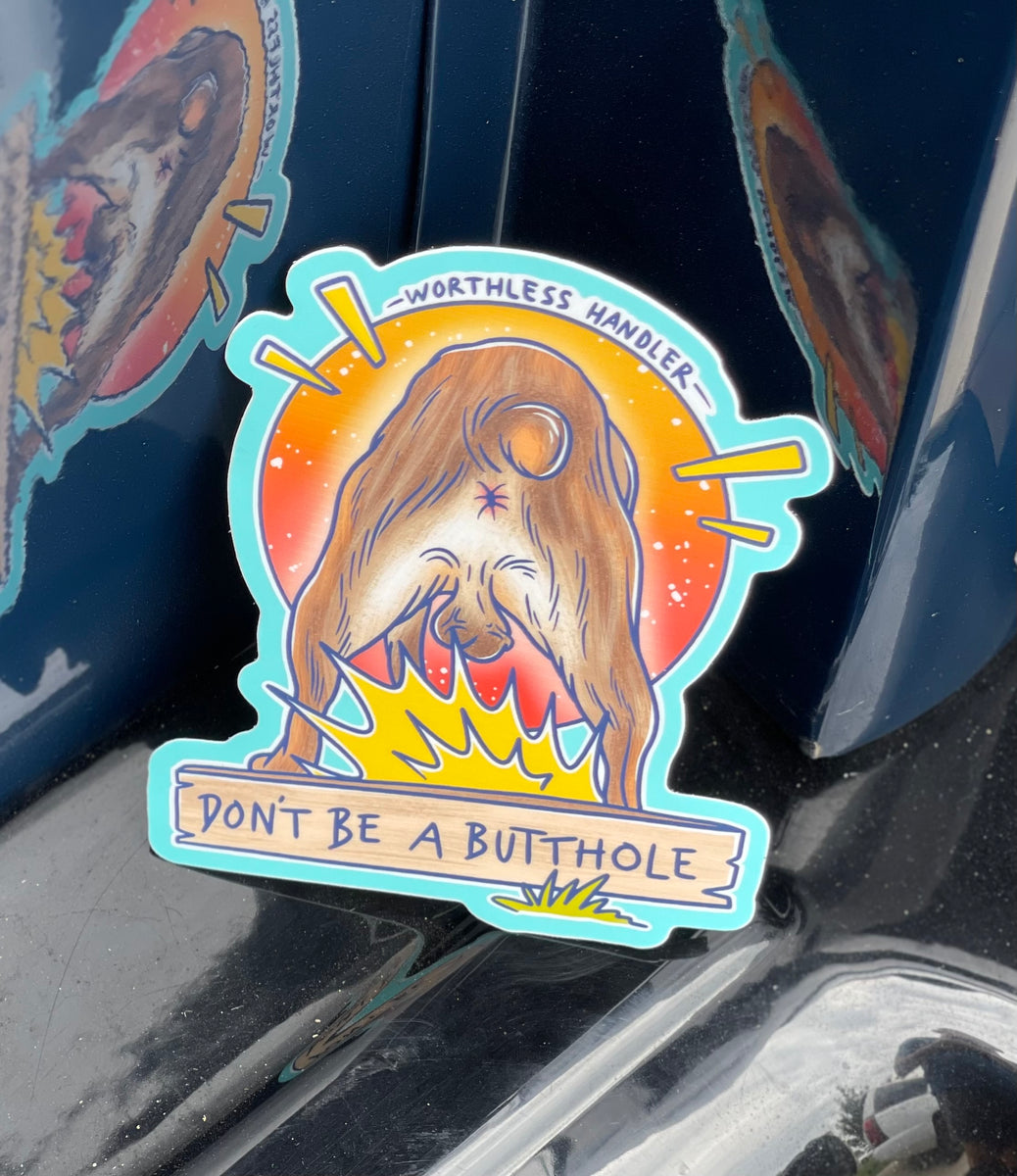 Butthole Sticker – Worthless Handler