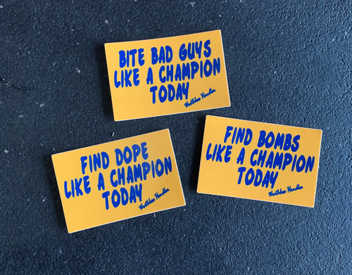 Champion Series Stickers