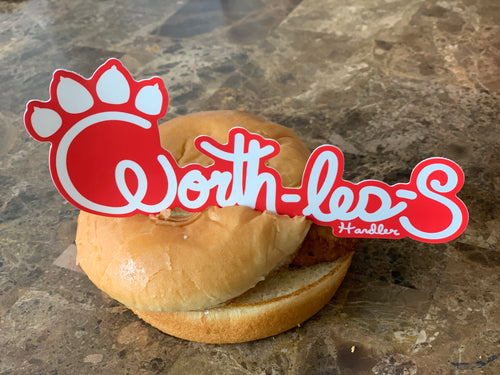 Worth-les-S Sticker