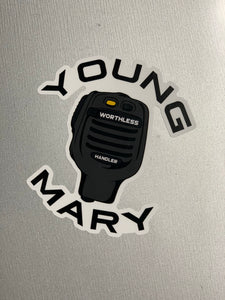 Young Mary sticker